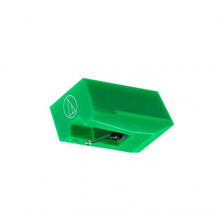Aguja para plato Audio Technica ATN95E, Color Verde, Compatible con la cápsula AT95E, Elíptica.