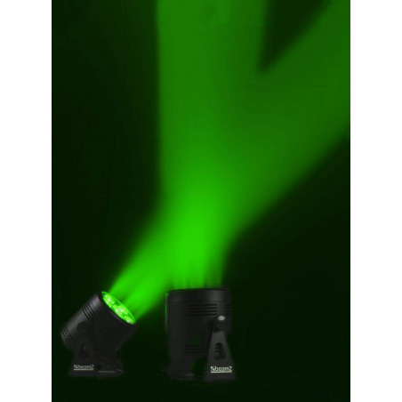 comprar Foco Par LED a bateria BeamZ BBP66, 6x6 Watts 4 en 1,DMX  6 o 11 Canales Mando a distancia IR.