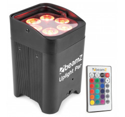 Beamz BBP96 Foco Par Led a bateria,6x12,6en1,Receptor inal DMX integra