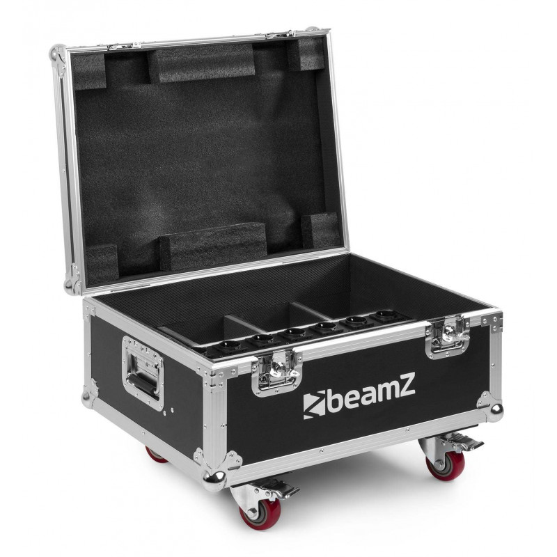 comprar FlightCase Beamz FCC9, Flightcase para transporte y carga de 8 focos de serie BBP9, con ruedas.