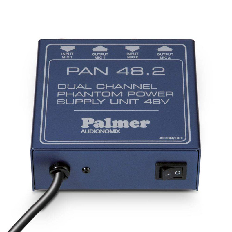 La PAN-48 de Palmer es una fuente de alimentación externa para equipos con alimentación fantasma.