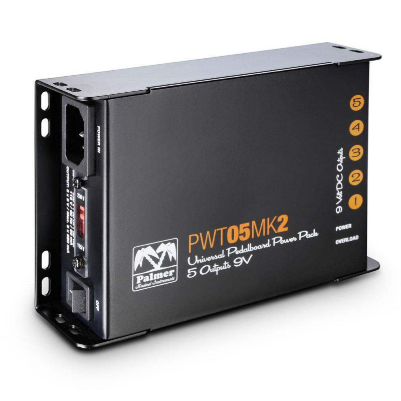 Palmer MI PWT 05 MK 2 Fuente de alimentación universal de 9 V para pedaleras con 5 salidas.