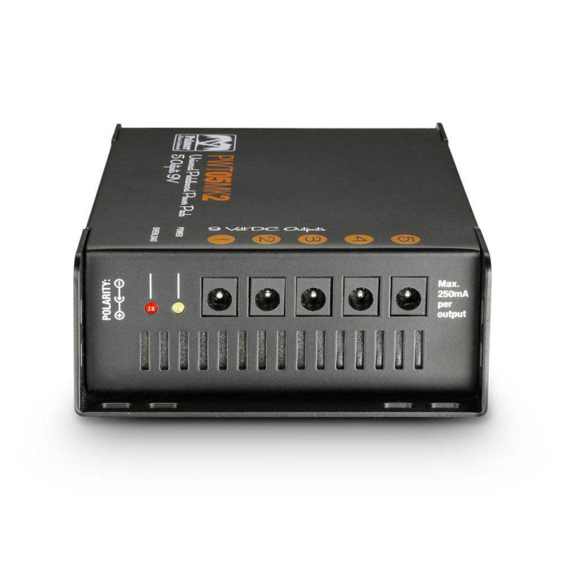 Palmer MI PWT 05 MK 2 Fuente de alimentación universal de 9 V para pedaleras con 5 salidas.