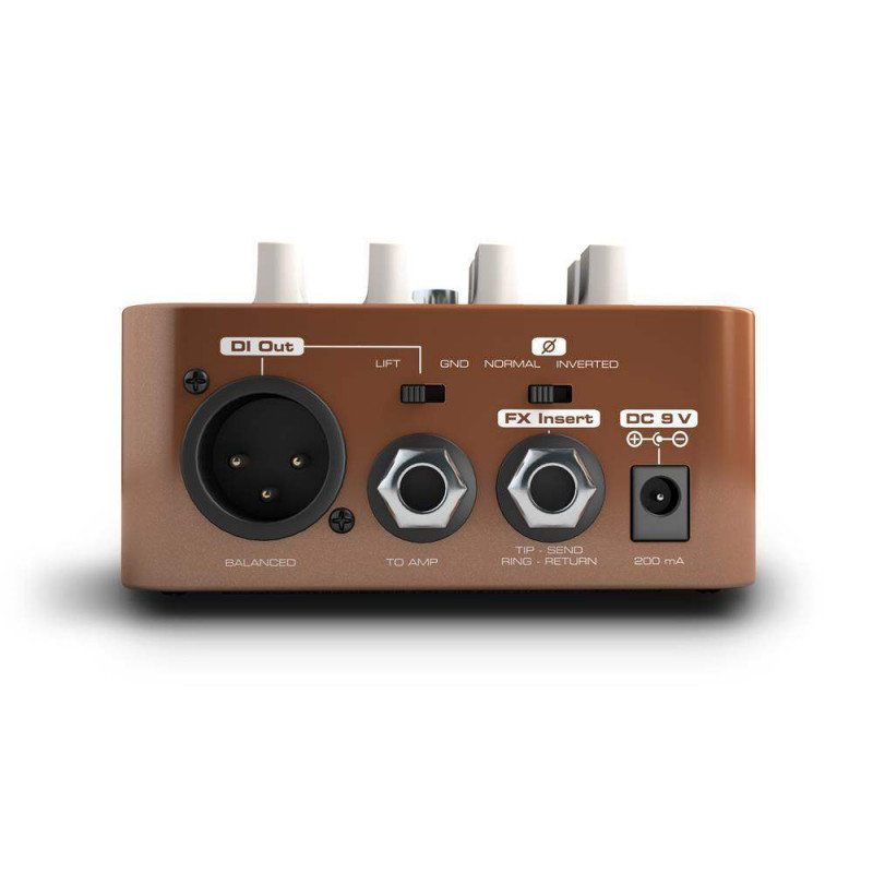 Preamplificador portátil para instrumentos acústicos de cuerda Palmer Pocket Amp Acoustic.