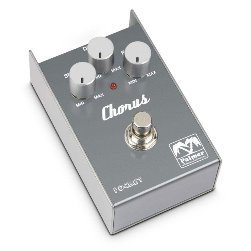 Pedal Palmer MI Pocket Chorus para guitarra en tamaño Pocket con sonidos de chorus clásicos y modernos.