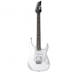 Guitarra eléctrica Ibanez GRG140-WH de la serie RG, color blanco.