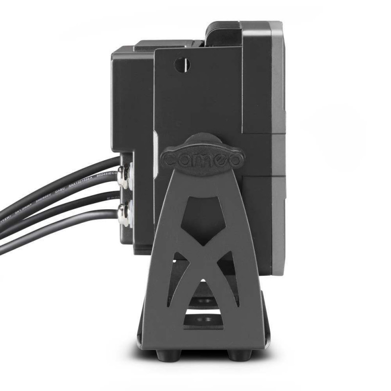 Proyector con LED COB tricolor de 60 W para uso en exterior Cameo Flat Pro Flood IP65 Tri con carcasa negra.