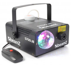 BeamZ S700-JB Maquina de humo + Bola Led Jelly ,700W,Led 3x3W RGB,Mando a distancia con cable.