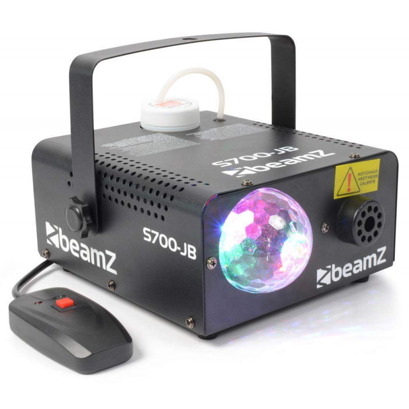 BeamZ S700-JB Maquina de humo + Bola Led Jelly ,700W,Led 3x3W RGB,Mando a distancia con cable.