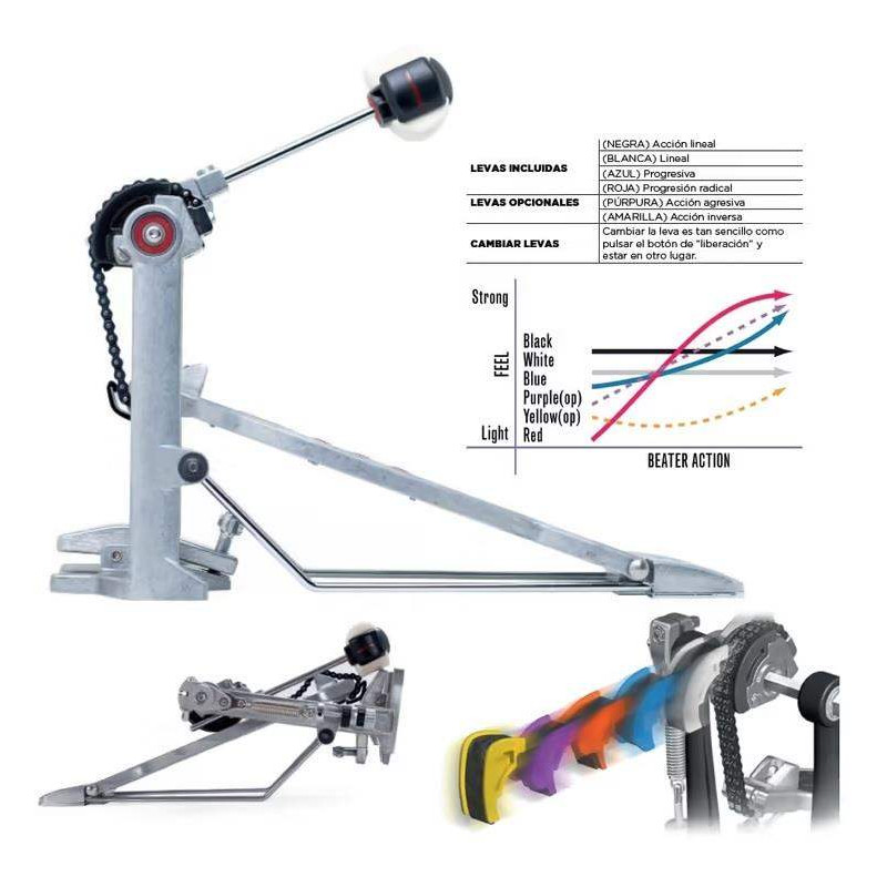 Compra Pedal de Bombo Eliminator Redline LT - Plegable P-2050C-F online | MusicSales