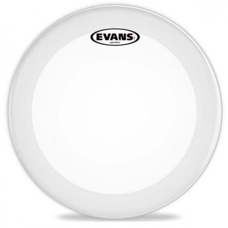 Parche de bombo batidor de 22" Evans BD22GB4C EQ4 coated de una capa y con E-ring. Parche de bombo batidor de 22" Evans BD22GB4C EQ4 coated de una capa y con E-ring.