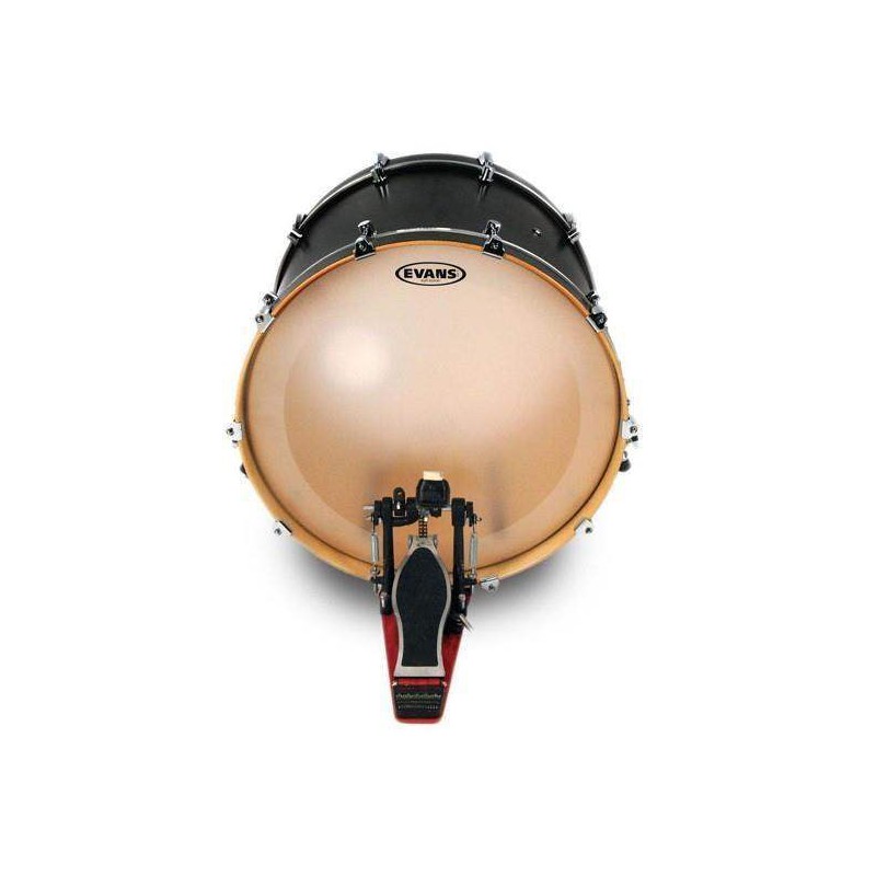 Parche de bombo batidor de 22" Evans BD22GB4C EQ4 coated de una capa y con E-ring.
