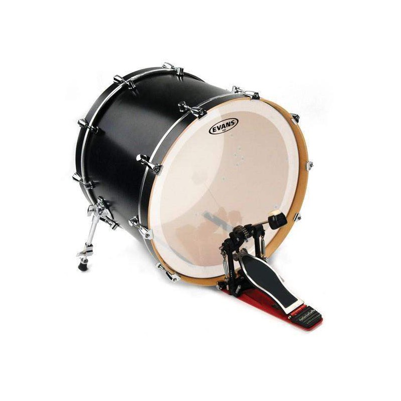 Parche de bombo batidor de 22" Evans BD22GB4C EQ4 coated de una capa y con E-ring.