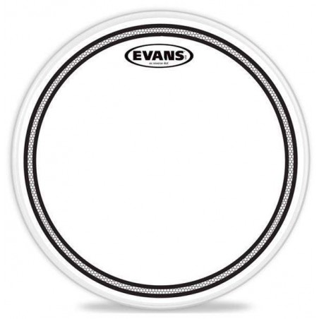 Parche batidor para caja de 12" Evans C2 SST B12ECSRD de 2 capas semi transparentes con muffle EC y refuerzo interno. Parche batidor para caja de 12" Evans C2 SST B12ECSRD de 2 capas semi transparentes con muffle EC y refuerzo interno.