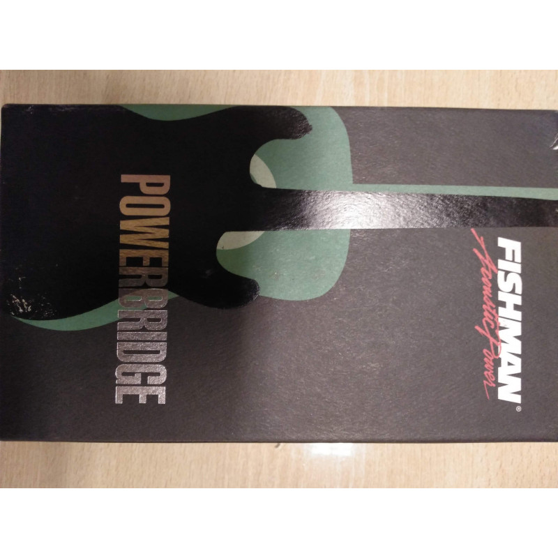 FISHMAN PowerBridge TSV Model Cromado, Vibrato Style Pastilla de guitarra acústica  para guitarra electrica ,