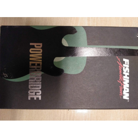 FISHMAN PowerBridge TSV Model Cromado, Vibrato Style Pastilla de guitarra acústica  para guitarra electrica ,