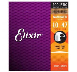 Compra Juego Nanoweb Phosphor Bronze Extra Light 10-47 16002 online | MusicSales