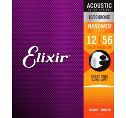 Compra Juego Nanoweb 80/20 Bronze Light-Medium 12-56 11077 online | MusicSales