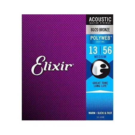 Compra Juego Polyweb Medium 80/20 Bronce 13-56 11100 online | MusicSales