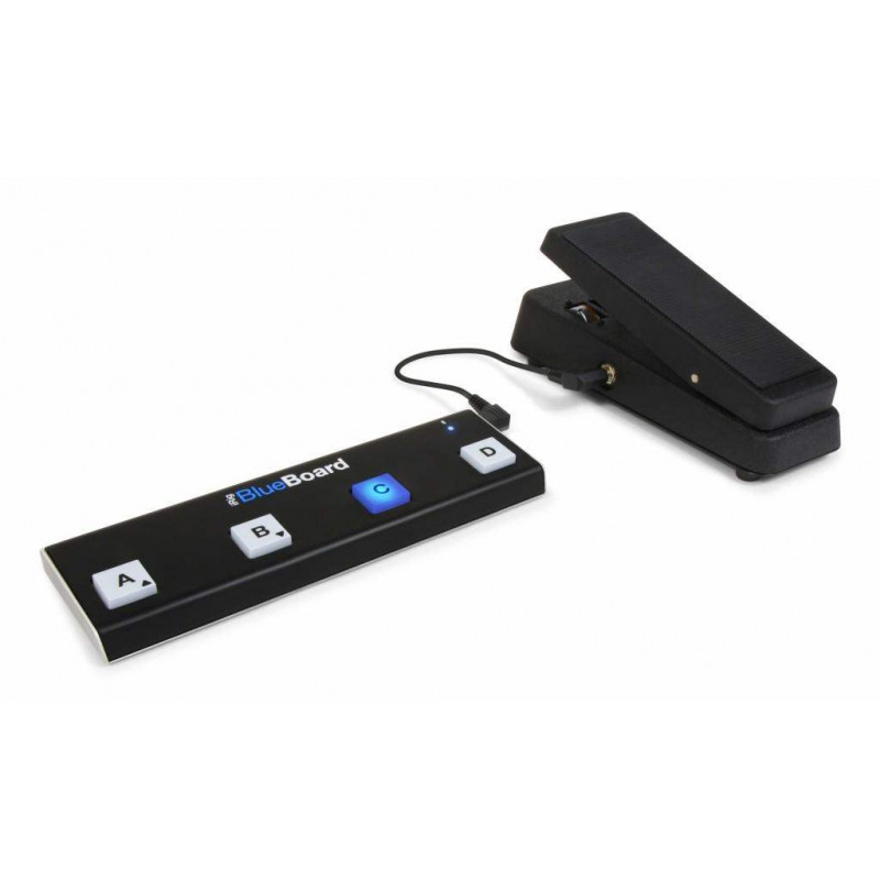 Pedalera Bluetooth MIDI para iPhone, iPod touch, iPad y Mac IK Multimedia iRig Blue Board.