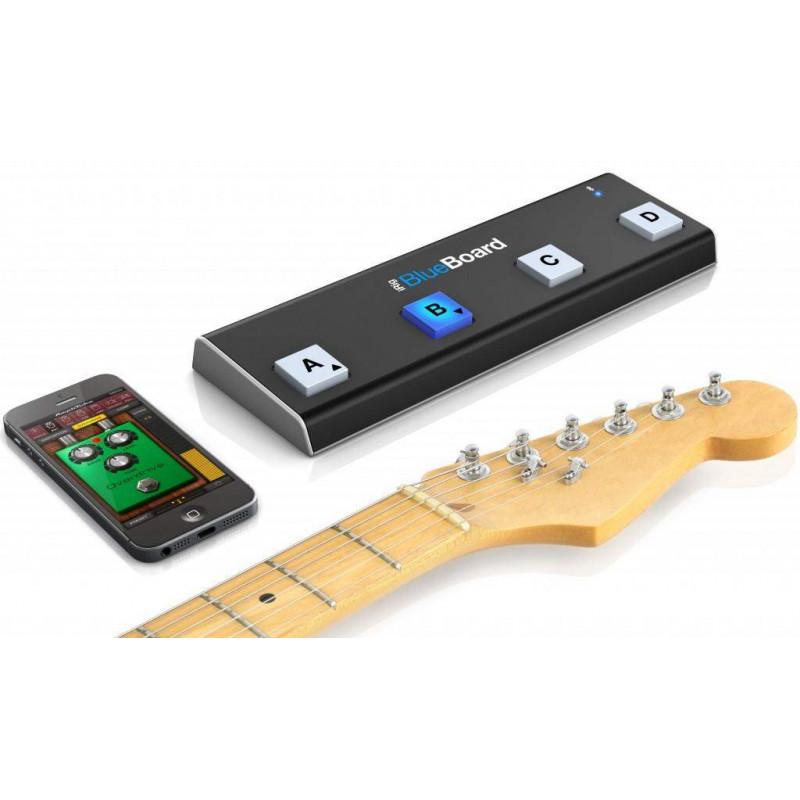 Pedalera Bluetooth MIDI para iPhone, iPod touch, iPad y Mac IK Multimedia iRig Blue Board.