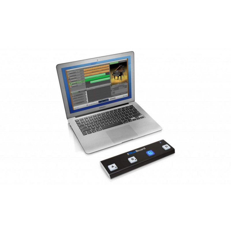 Pedalera Bluetooth MIDI para iPhone, iPod touch, iPad y Mac IK Multimedia iRig Blue Board.