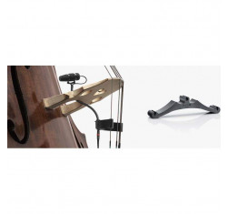 DPA d:vote Core 4099 Bass, microfono miniatura de condensador especial para contrabajo,Patrón polar supercardioide