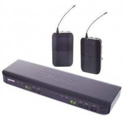 Sistema Inalámbrico dual de petaca SHURE BLX188E.