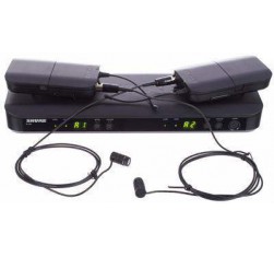Sistema Inalámbrico dual de solapa SHURE BLX188E/W85