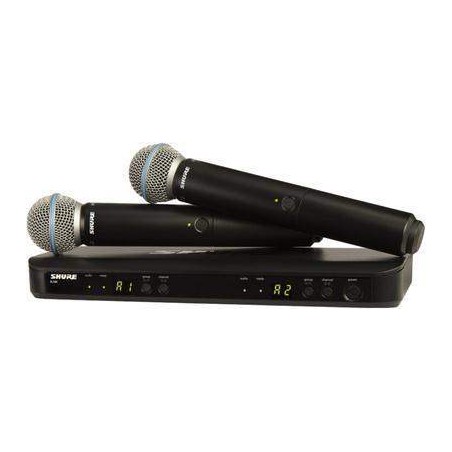 Shure BLX288E/B58 Sistema Inalámbrico Dual de mano