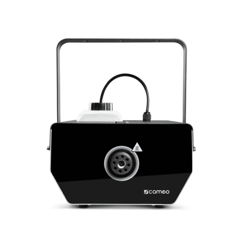 Máquina de niebla Phantom F5 con 1500 W de potencia de calentamiento e iluminación del depósito en dos colores.