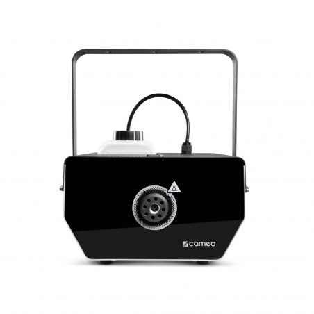 Máquina de niebla Phantom F5 con 1500 W de potencia de calentamiento e iluminación del depósito en dos colores.