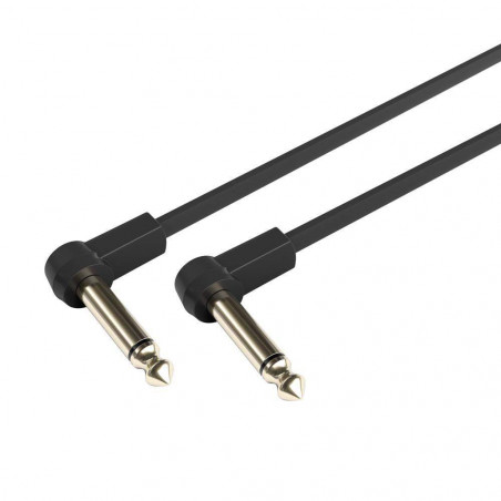 Cable Patch Adam Hall K4 IRR 0030 FLM - Flat Audio Cable, 6.3 mm Mono Gold Plug, 0.30 m. Cable Patch Adam Hall K4 IRR 0030 FLM - Flat Audio Cable, 6.3 mm Mono Gold Plug, 0.30 m.