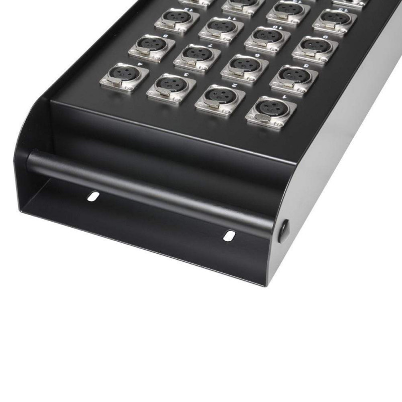 Manguera de Cable con Cajetín de Escenario Adam Hall K20C15 de 20 canales, 16 envios y 4 retornos, longitud de 15 m.