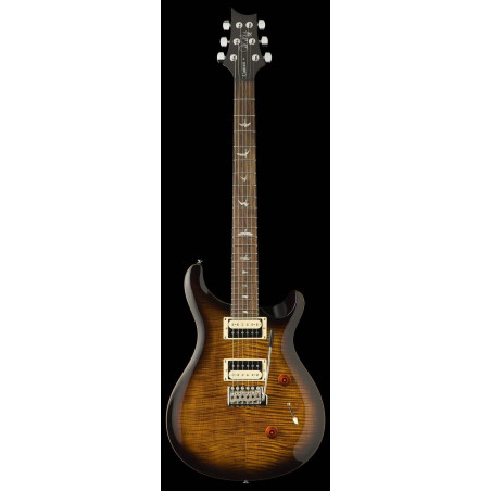Compra SE Custom 24 Black Gold Sunburst Guitarra Eléctrica online | MusicSales