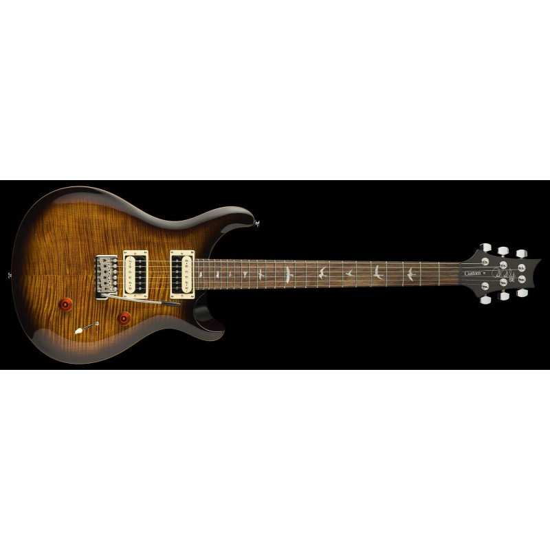 Compra SE Custom 24 Black Gold Sunburst Guitarra Eléctrica online | MusicSales