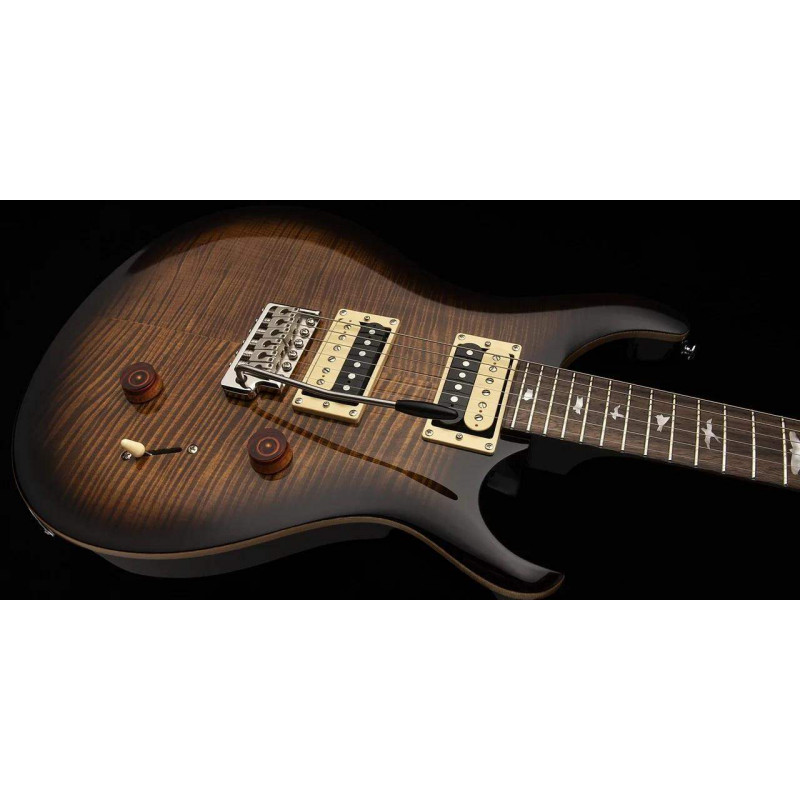 Compra SE Custom 24 Black Gold Sunburst Guitarra Eléctrica online | MusicSales