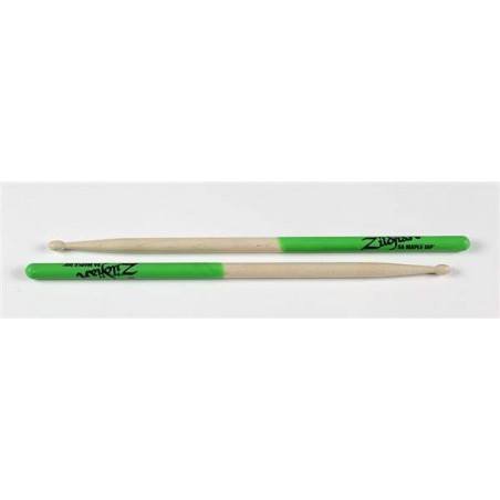 Compra Baquetas 5AMG Madera Punta Mini Dip Verde online | MusicSales
