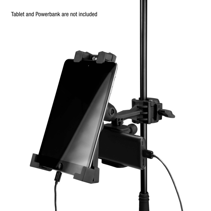 Adam Hall THMS-1 Soporte Tablet y Smartphone universal  para soporte de micro.