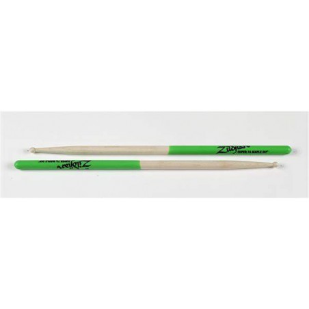 Compra Baquetas Super 7A Arce Natural Maderal Dip Verde online | MusicSales