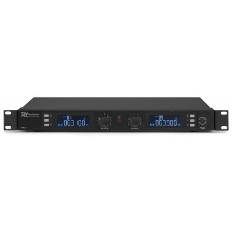 POWER DYNAMICS PD632H Set de 2 micros inalambricos de mano UHF Digital  ,2X20 Canales. POWER DYNAMICS PD632H Set de 2 micros inalambricos de mano UHF Digital  ,2X20 Canales.