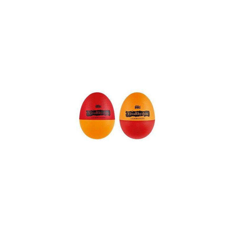 Los huevos shakers Meinl VivaRhythm® VR-ES2 tienen un tono claro y nítido.
