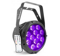BeamZ BWA412 Foco PAR LED Aluminio IP65 12x18W UV 2