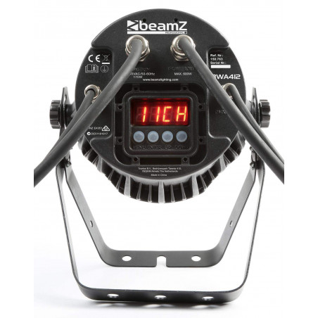 BeamZ BWA412 Foco PAR LED Aluminio IP65 12x18W UV