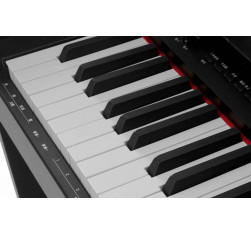 NUX WK-310 Piano Digital domestico de mueble,Teclado 88 teclas Accion martillo escalado, 128 sonidos,Bluetooh 2