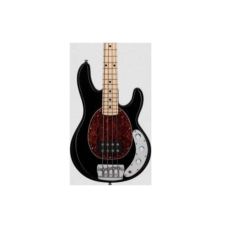 comprar Bajo Eléctrico de escala corta Sterling by MusicMan Stingray RAY SS4 en color negro con golpeador en shell.