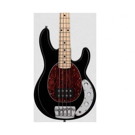 comprar Bajo Eléctrico de escala corta Sterling by MusicMan Stingray RAY SS4 en color negro con golpeador en shell.