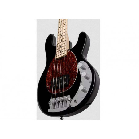 comprar Bajo Eléctrico de escala corta Sterling by MusicMan Stingray RAY SS4 en color negro con golpeador en shell.