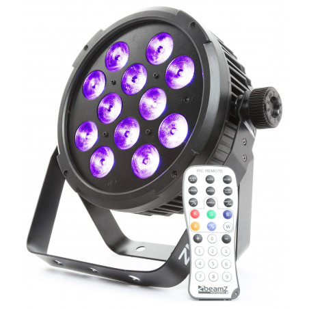 beamZ Foco Par Led BT300 Par Led 12x10W. RGBAW-UV 6. en 1. DMX
