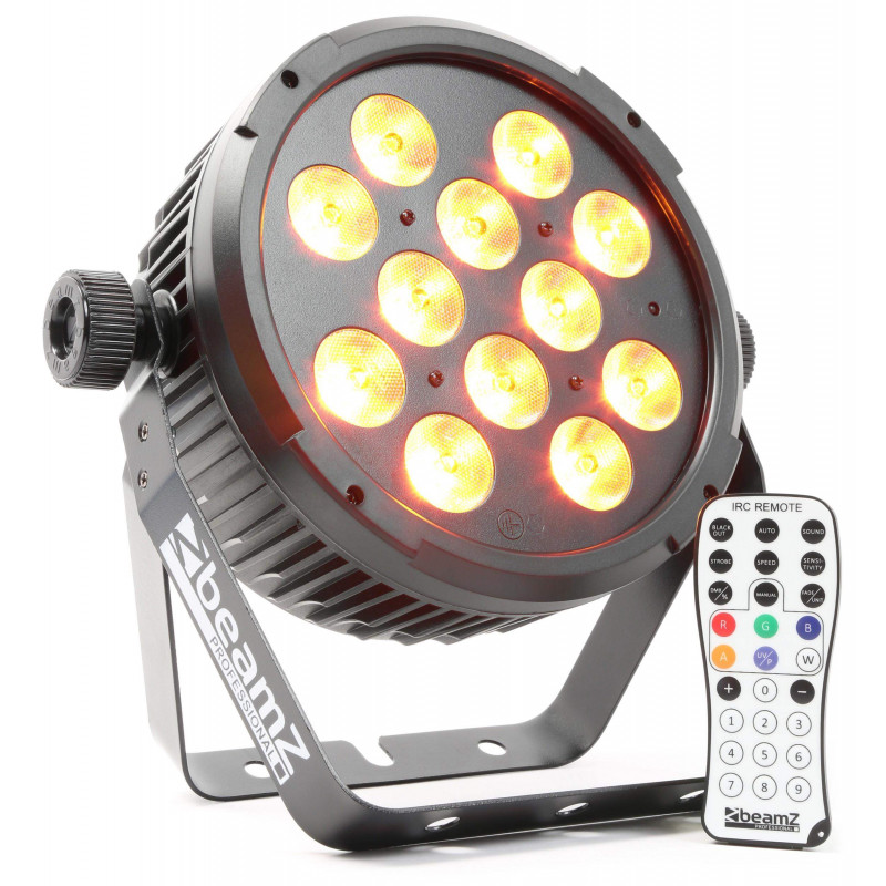 beamZ Foco Par Led BT300 Par Led 12x10W. RGBAW-UV 6. en 1. DMX